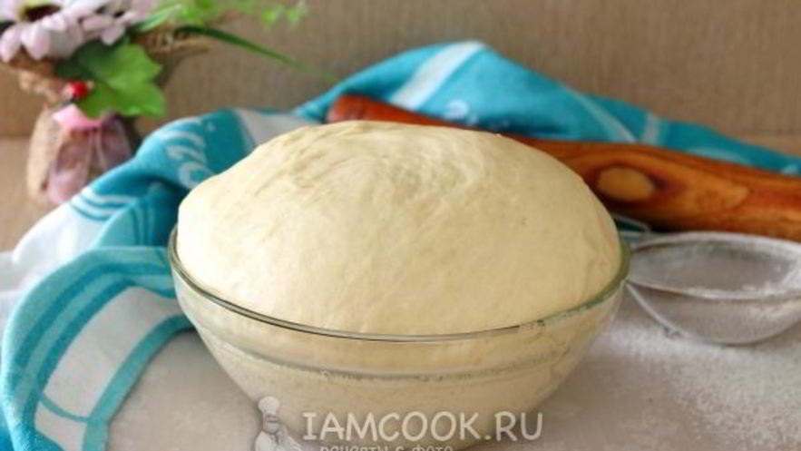 Рецепт дрожжевого теста в хлебопечке для пирогов
