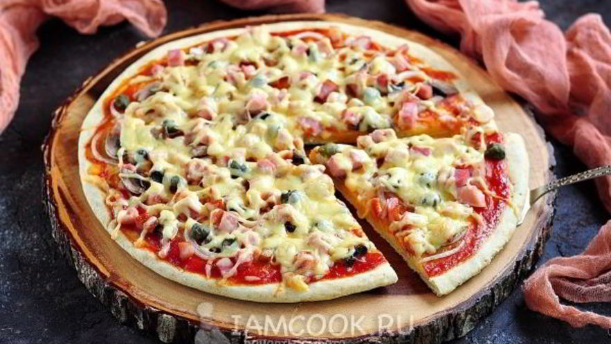 Рецепт хрустящего теста для пиццы