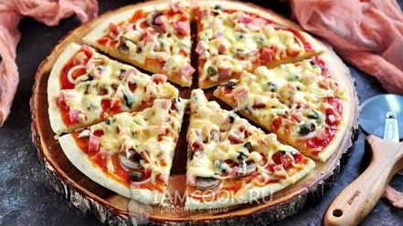 Рецепт хрустящего теста для пиццы