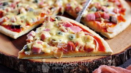 Рецепт хрустящего теста для пиццы