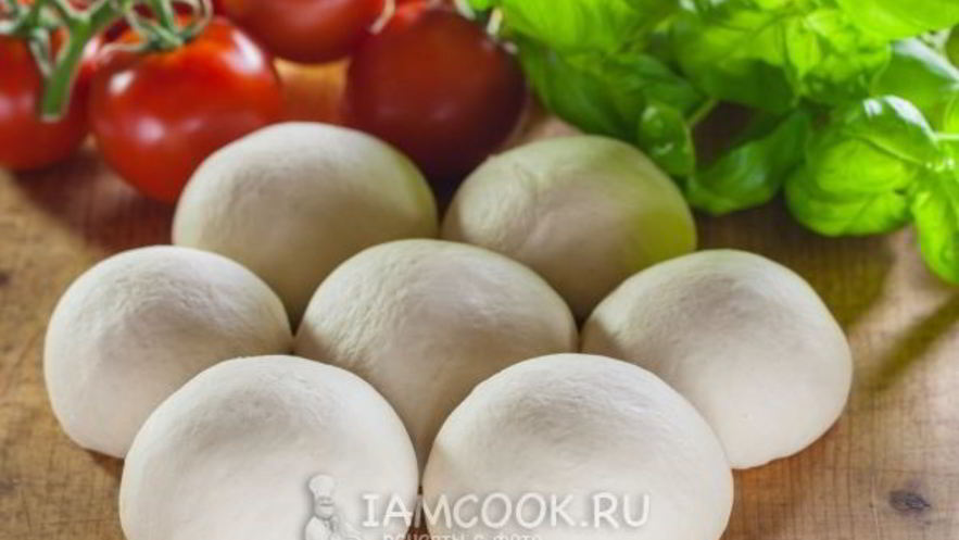 Рецепт классического теста для пиццы