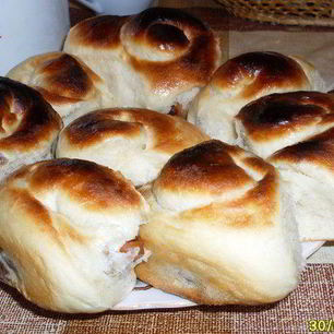 Рецепт Сдобного дрожжевого теста и булочки
