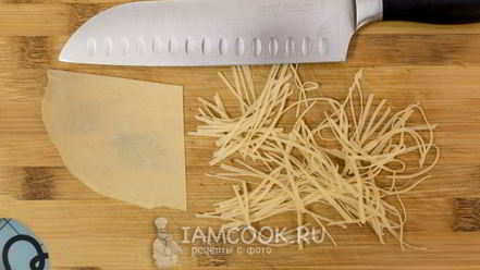 Рецепт теста для лапши на воде