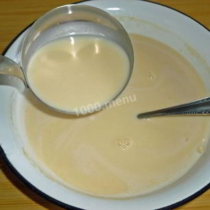 Рецепт Теста на блины на сыворотке