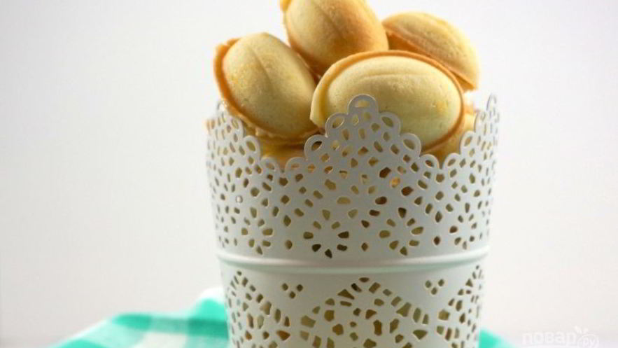 Рецепт теста на орешки со сгущенкой