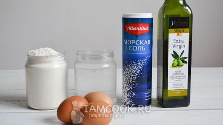 Рецепт тонкого теста для пиццы без дрожжей