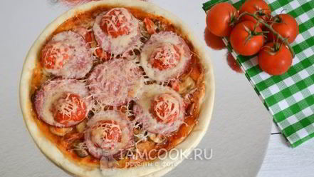 Рецепт тонкого теста для пиццы без дрожжей