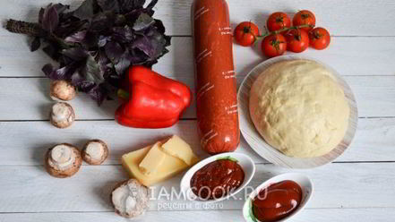 Рецепт тонкого теста для пиццы без дрожжей