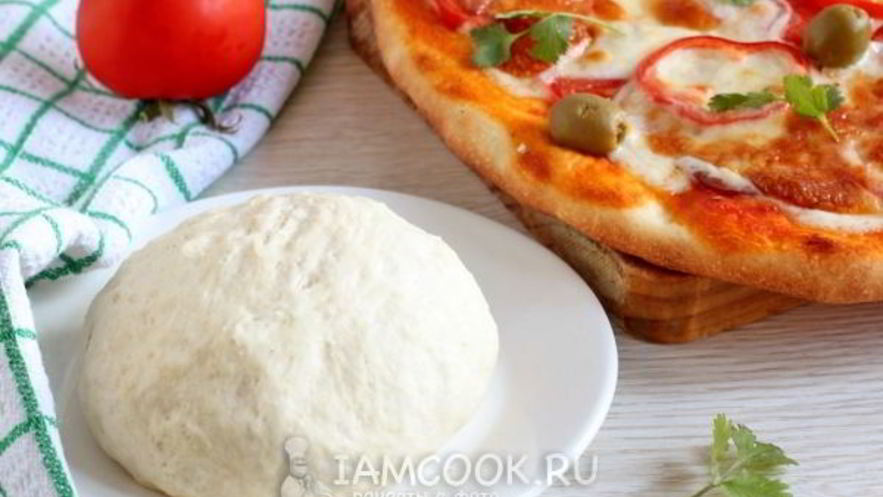 Рецепт тонкого теста для пиццы