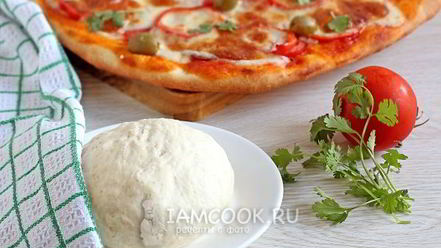 Рецепт тонкого теста для пиццы