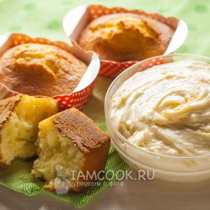 Рецепт Творожного теста для кексов