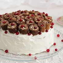 Рецепт Черемухового блинного торта