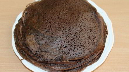 Рецепт черемухового блинного торта