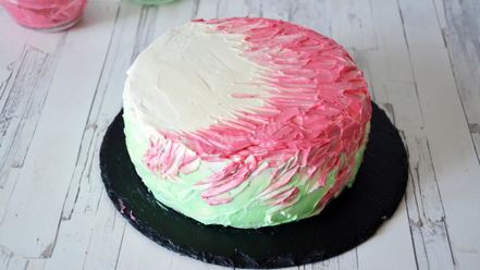 Рецепт фисташкового торта с малиной