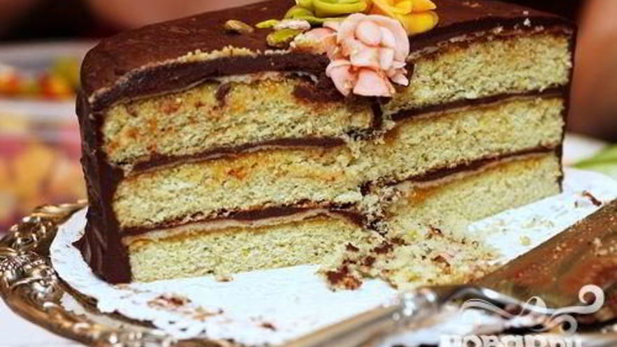 Рецепт фисташкового торта с марципаном и шоколадной глазурью
