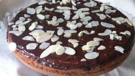 Рецепт миндально-шоколадного торт