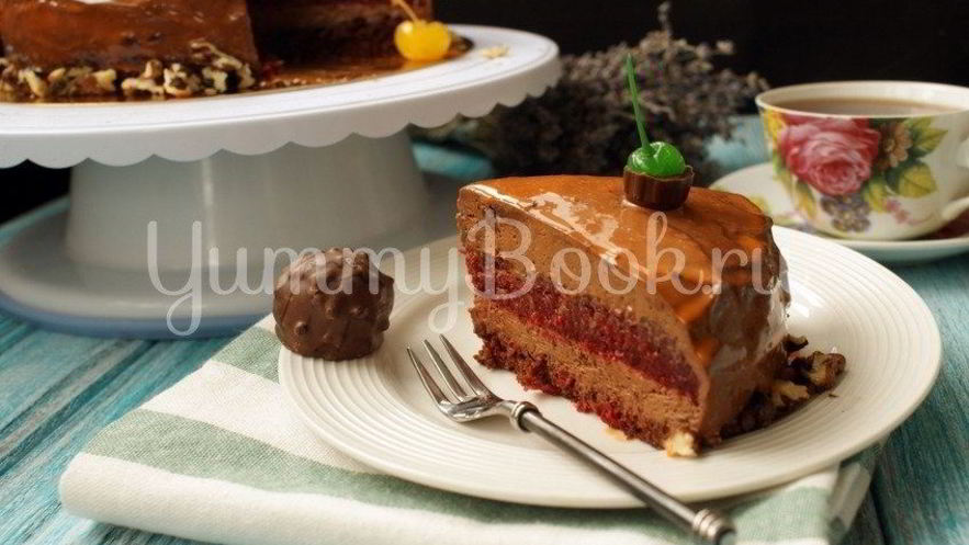 Рецепт муссового торта вишня с шоколадом