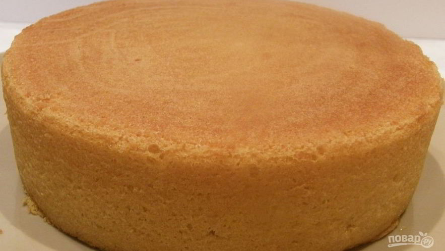 Рецепт нежного бисквита