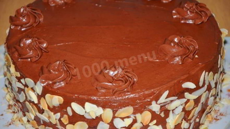 Рецепт шоколадного торта с вишней