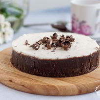 Сырный торт с шоколадом