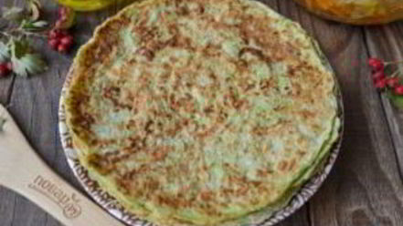 Рецепт торта из кабачков с морковью и луком