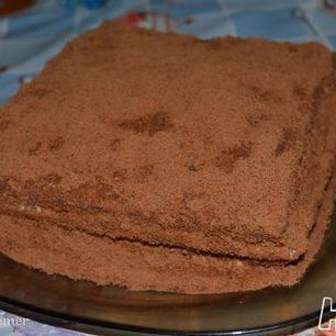 Рецепт Торта из шоколадного манника