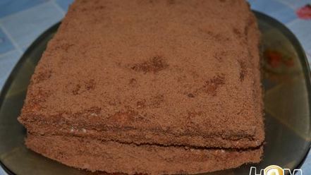 Рецепт торта из шоколадного манника