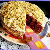 Рецепт Торта из свеклы с грецкими орехами