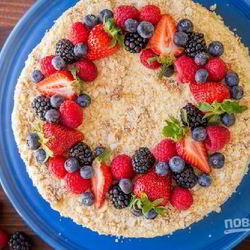 Рецепт Торта Наполеон без выпечки