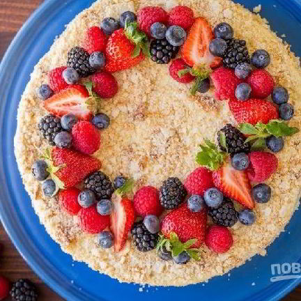 Рецепт Торта Наполеон без выпечки