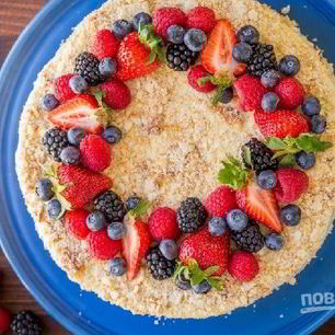 Рецепт Торта Наполеон без выпечки