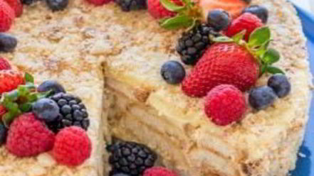 Рецепт торта наполеон без выпечки