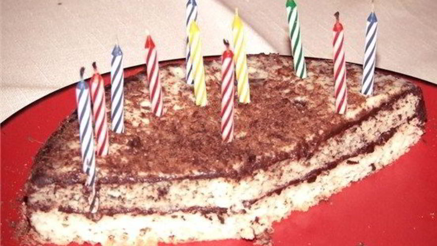 Рецепт торта с шоколадным и сметанным кремами