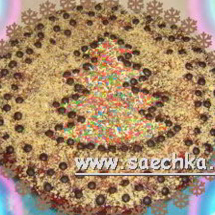 Рецепт Торта шахматного Новогоднего для ленивых хозяек