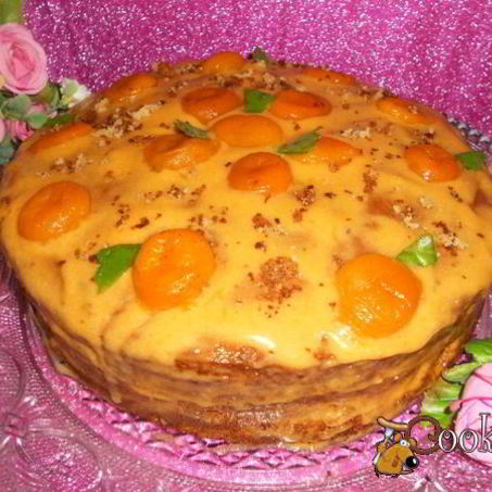 Рецепт Торта Шифон с кремом Муслин