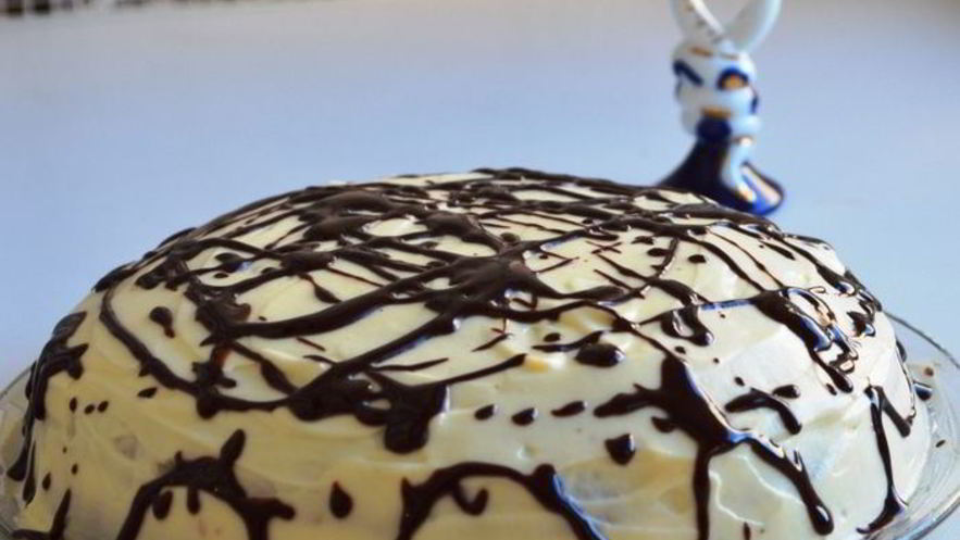 Рецепт торта со сметанным кремом и маскарпоне