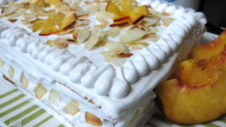 Рецепт торта вафельно-фруктовый