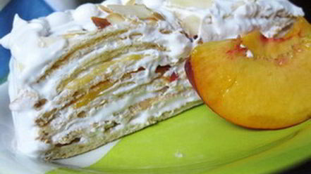 Рецепт торта вафельно-фруктовый