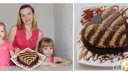 Рецепт торта валентинка