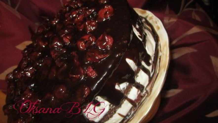 Рецепт торта вишня в шоколаде