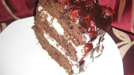 Рецепт торта вишня в шоколаде