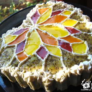 Рецепт Торта-витража Осеннее очарование