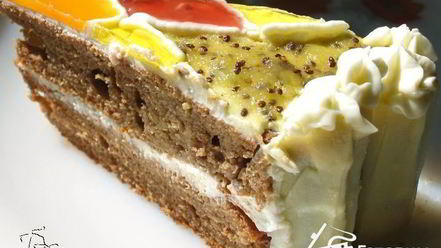 Рецепт торта-витража осеннее очарование