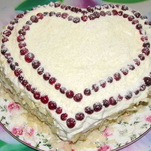 Рецепт Торта Влюбленное сердце