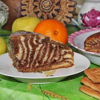 Рецепт Торта Зебра в духовке