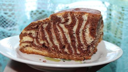 Рецепт торта зебра в духовке