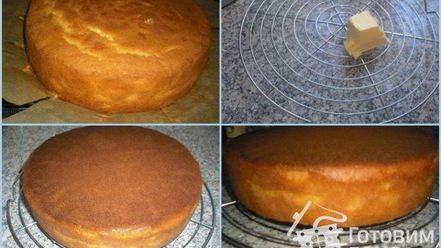 Рецепт желткова-маслянного бисквит