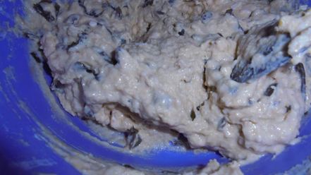 Рецепт амарантовых вафель с морской капустой