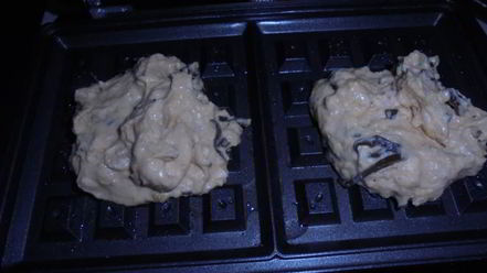 Рецепт амарантовых вафель с морской капустой