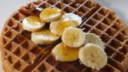 Рецепт бананова-ореховых вафли